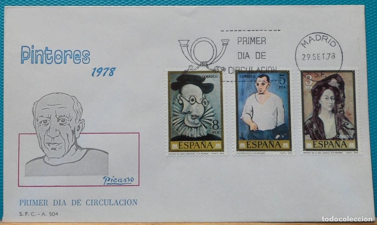 Sellos: 1978-ESPA&Ntilde;A-SPD-VER FOTO-N&ordm;2481/88-PINTOR PABLO RUIZ PICASSO