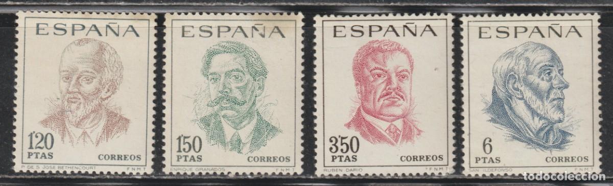 Sellos: ESPA&Ntilde;A // EDIFIL 1830, 1831, 1832 Y 1833 // 1967 ... NUEVOS - Centenarios de celebridades
