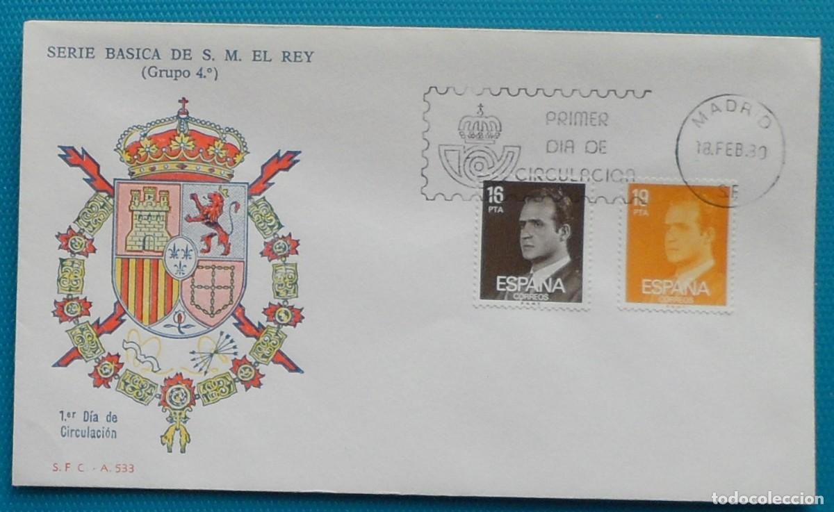 Sellos: 1980-ESPA&Ntilde;A-SPD-VER FOTO-N&ordm;2558/9-S.M.DON JUAN CARLOS I