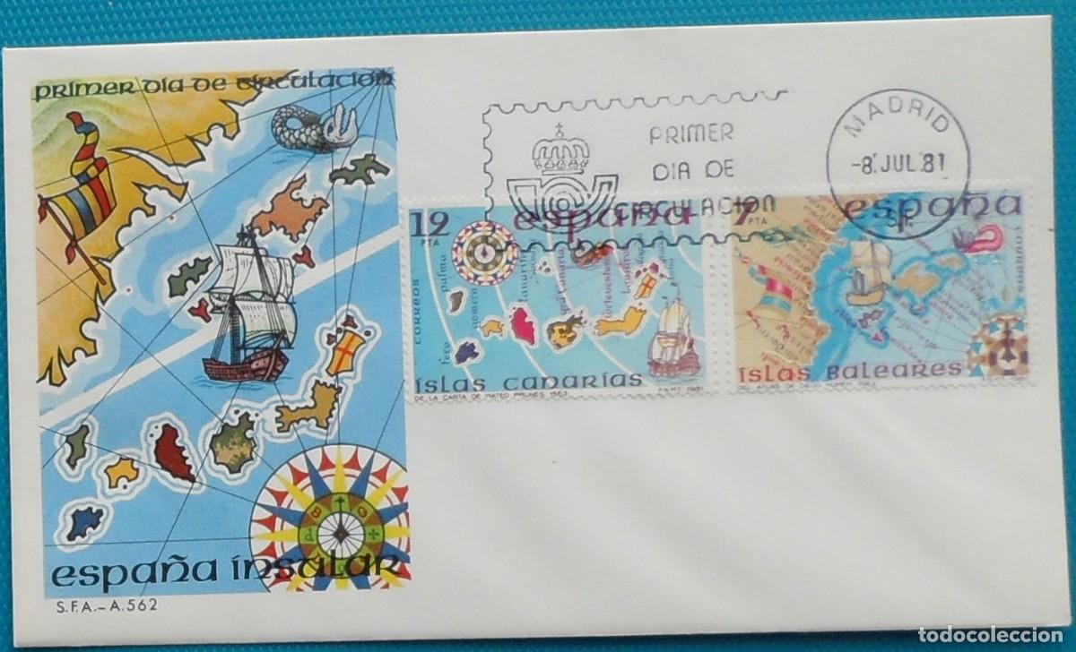 Sellos: 1981-ESPA&Ntilde;A-SPD-VER FOTO-N&ordm;2622/3-ESPA&Ntilde;A INSULAR