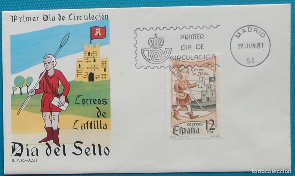 Sellos: 1981-ESPA&Ntilde;A-SPD-VER FOTO-N&ordm;2621-DIA DEL SELLO