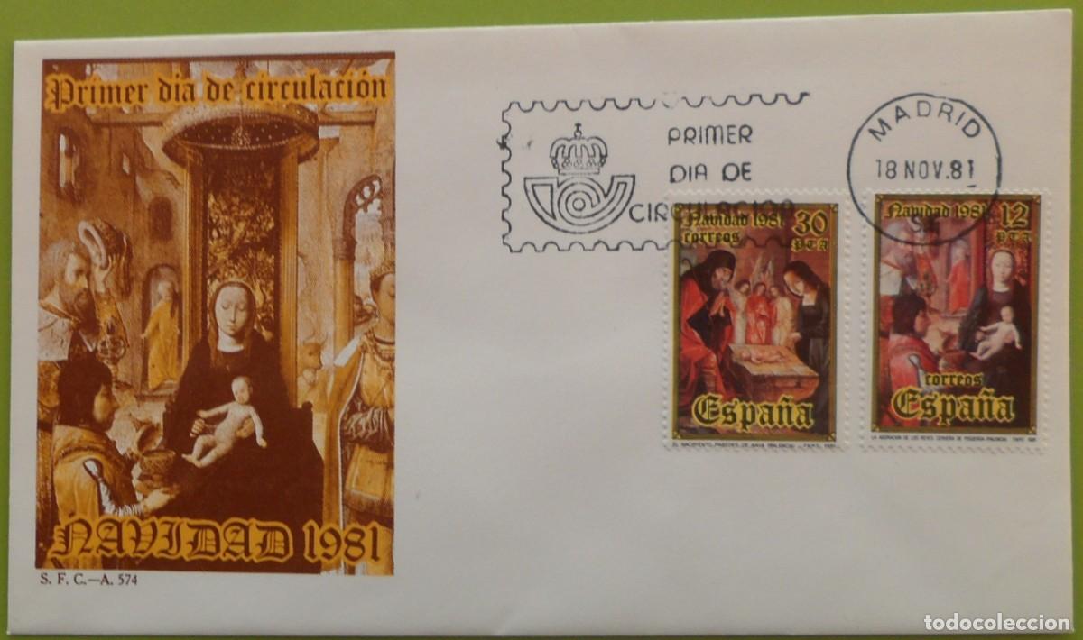 Sellos: 1981-ESPA&Ntilde;A-SPD-VER FOTO-N&ordm;2633/4-NAVIDAD