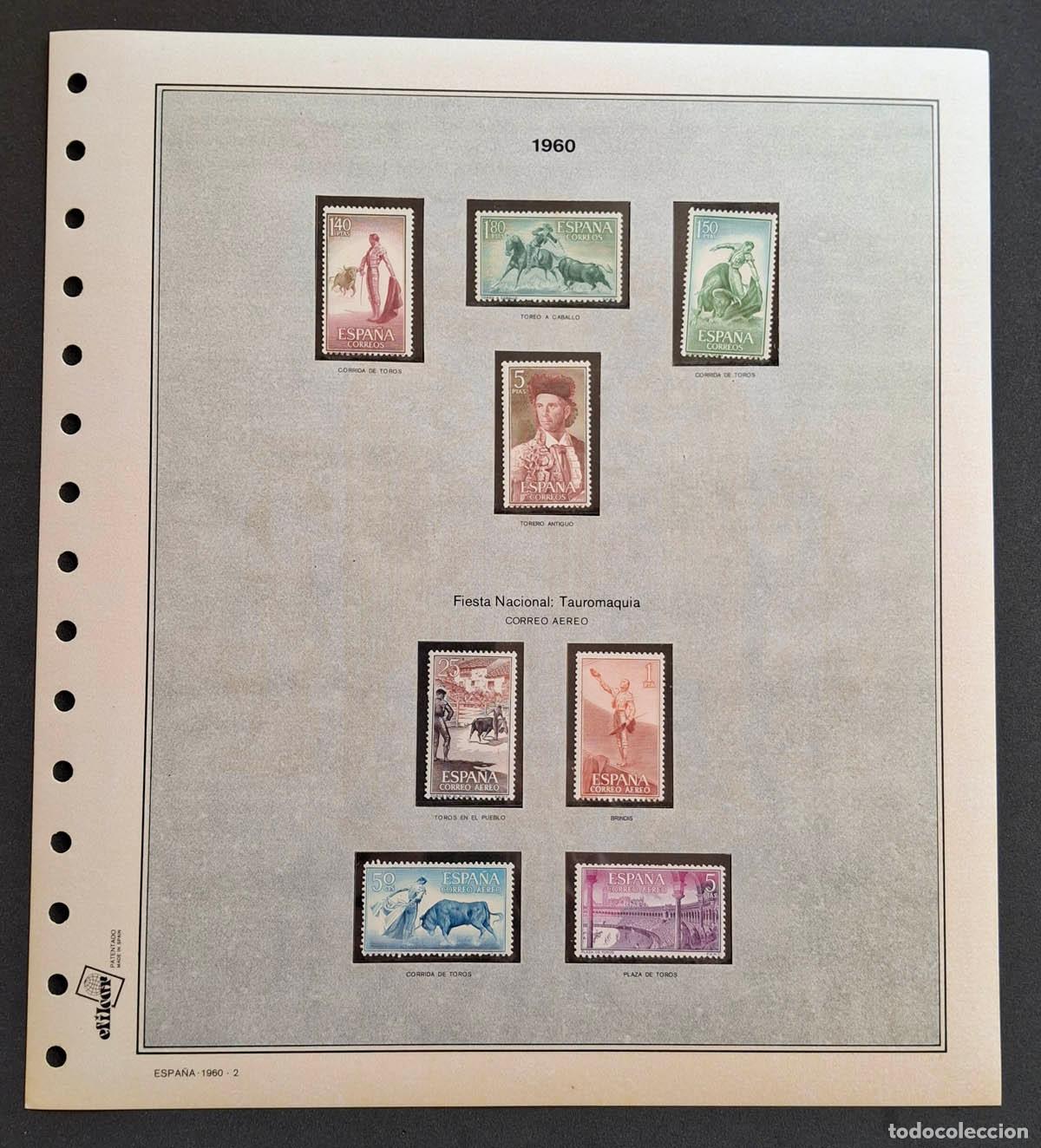 Sellos: 1960, hoja Efilcar con sellos nuevos MNH **