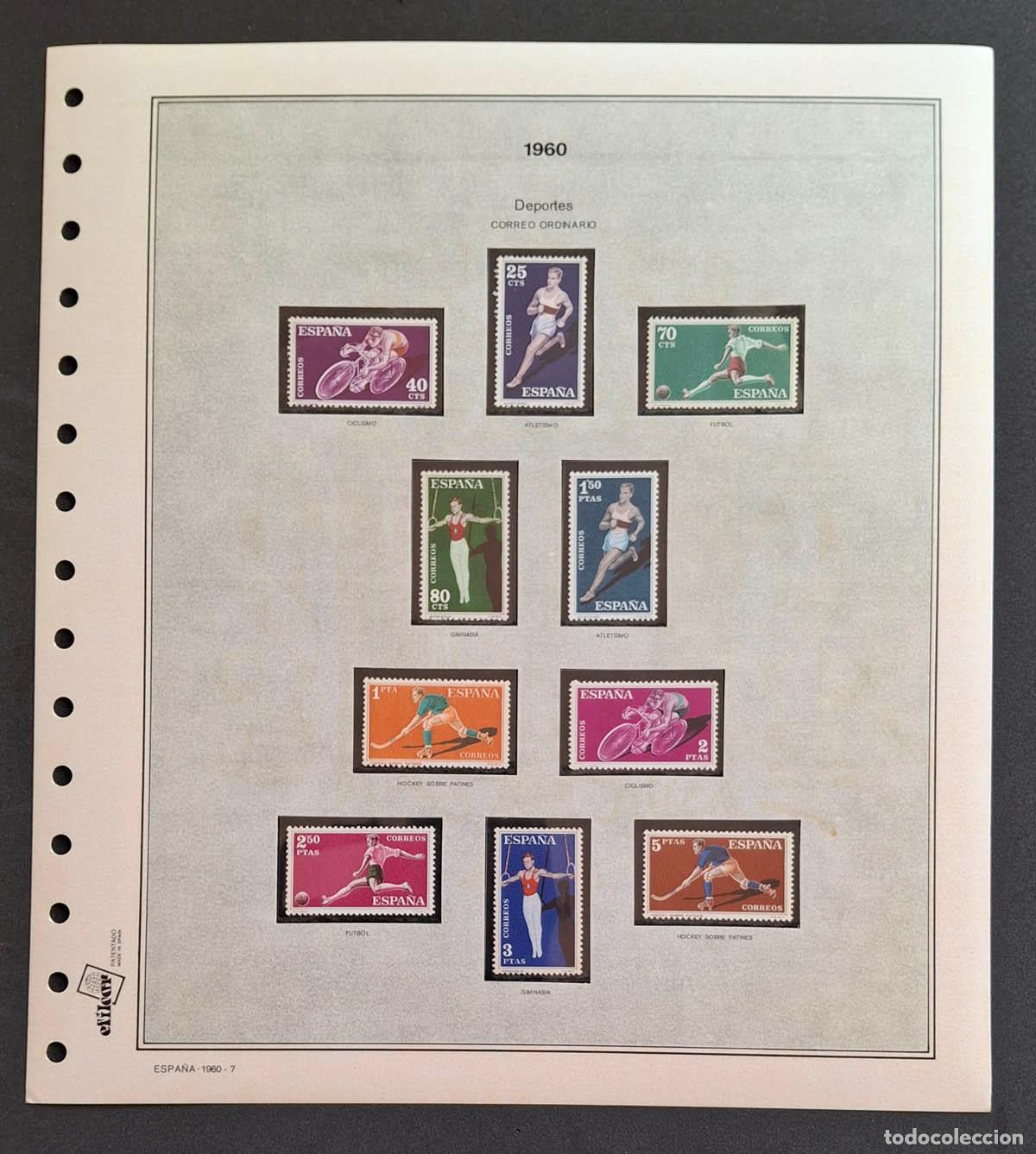 Sellos: 1960, hoja Efilcar con sellos nuevos MNH **