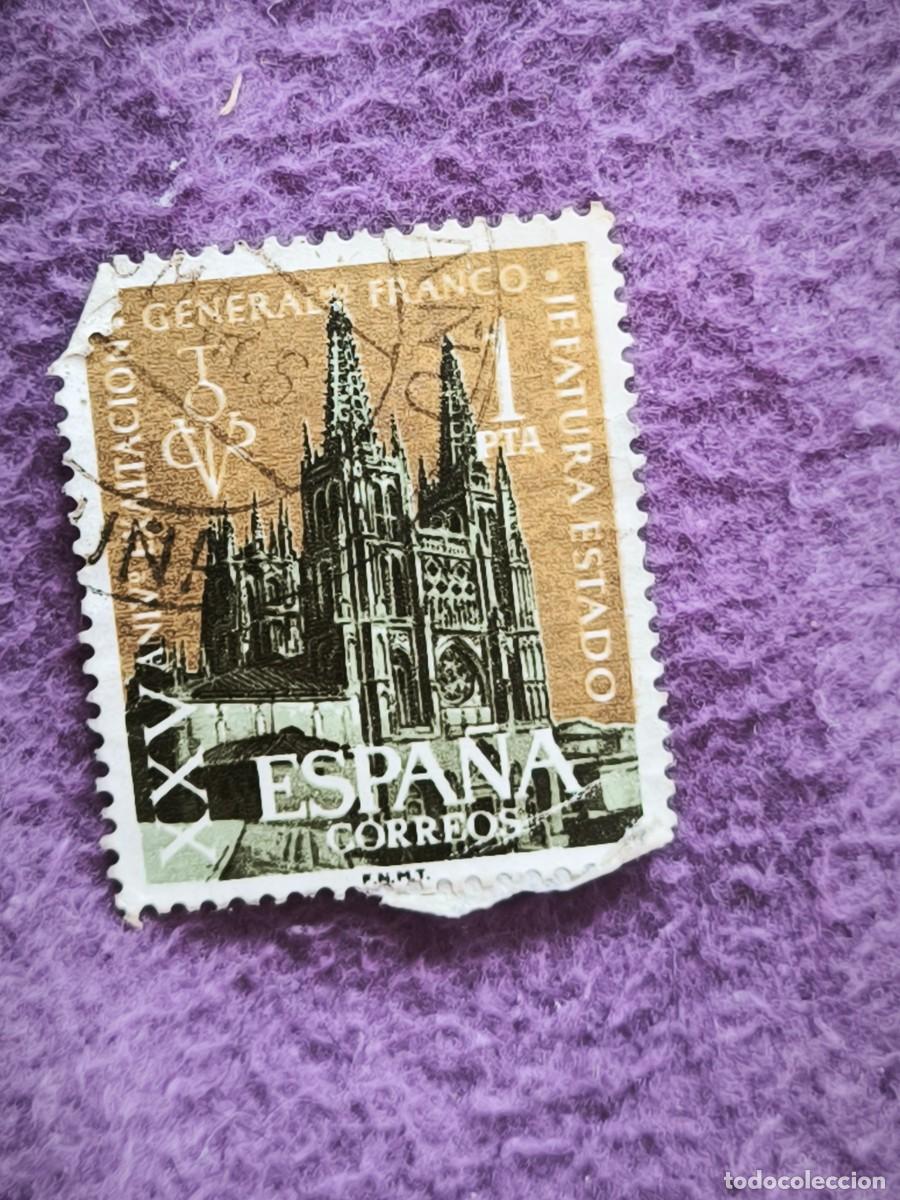 Sellos: Sello Espa&ntilde;a 1 Pta Catedral De Burgos Edifil 1503 A&ntilde;o 1962 Filatelia