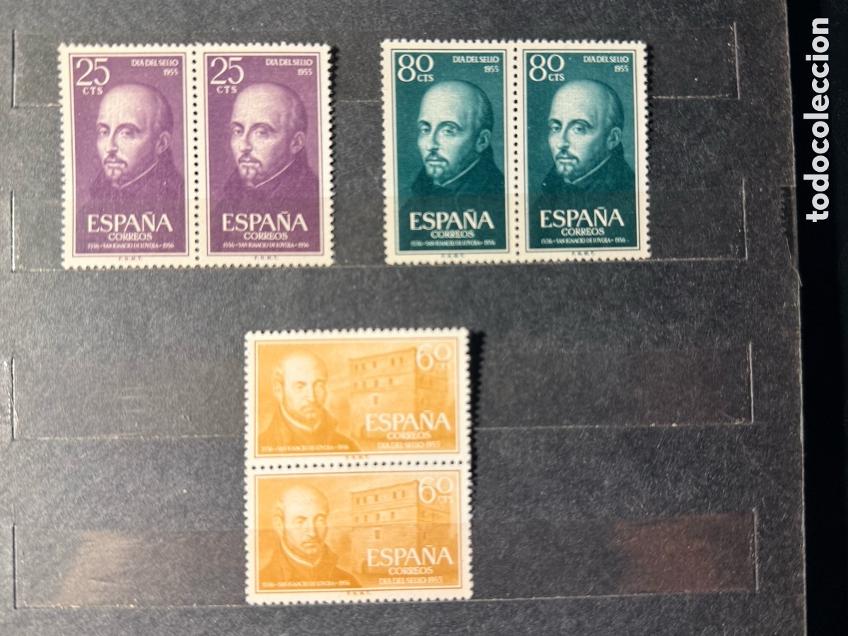 Sellos: Espa&ntilde;a. 1955. Estado Espa&ntilde;ol. Edifil 1166/1168. Nuevos **