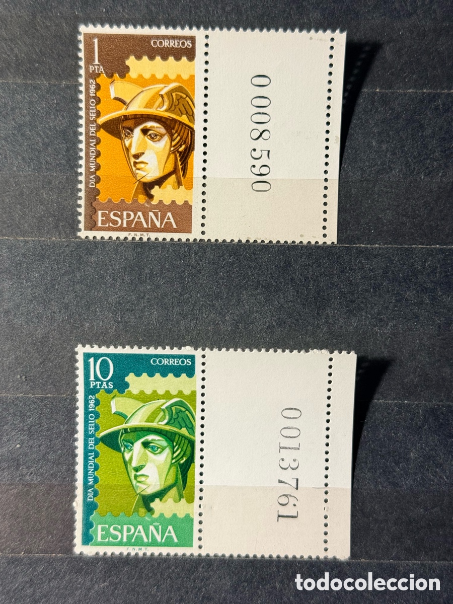 Sellos: Espa&ntilde;a. 1962. Estado Espa&ntilde;ol. Edifil 1432 y 1433. Nuevos **