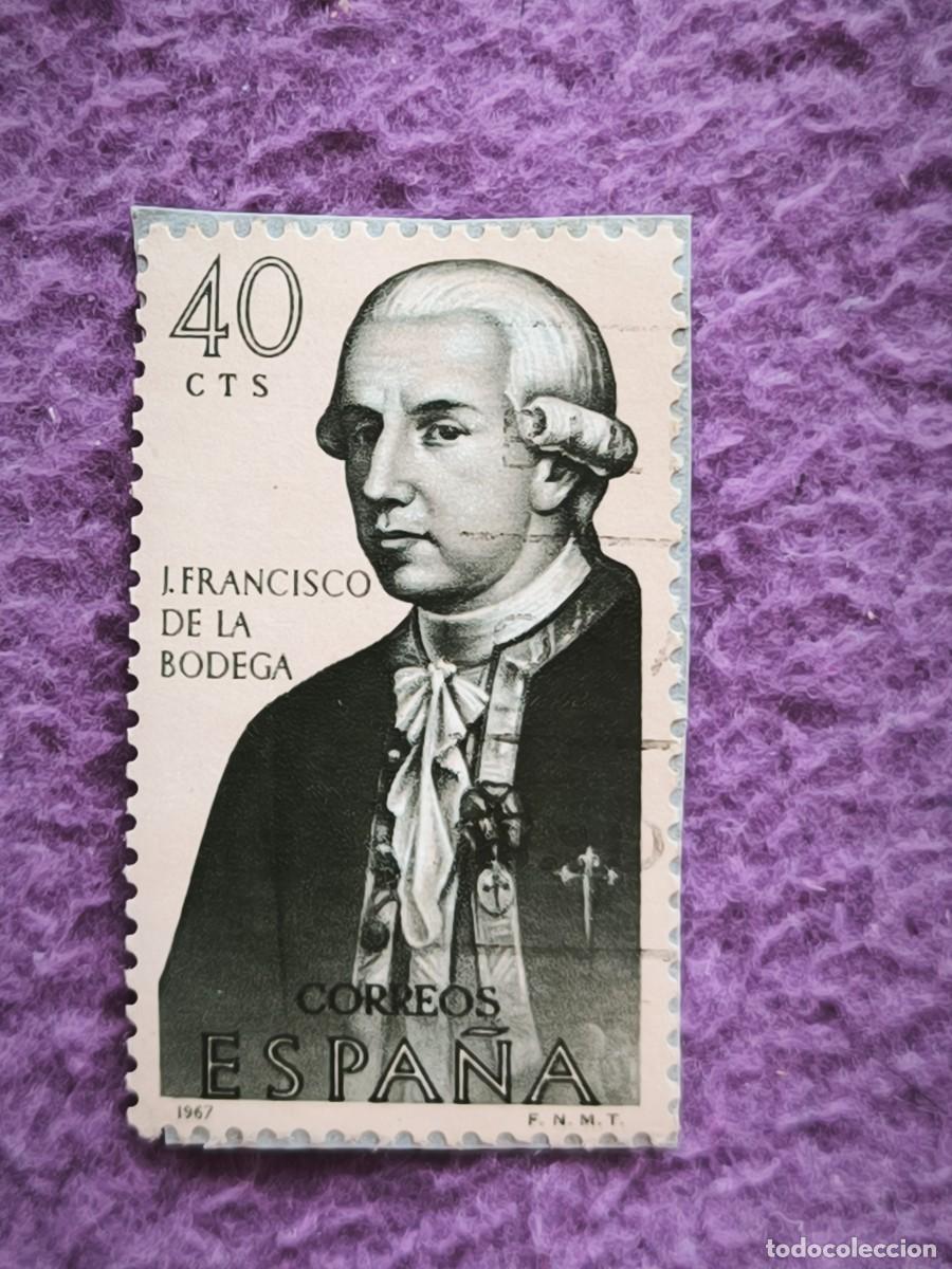 Sellos: Sello Espa&ntilde;a 40 C&eacute;ntimos Jos&eacute; Francisco De La Bodega 1967 Filatelia Cl&aacute;sica