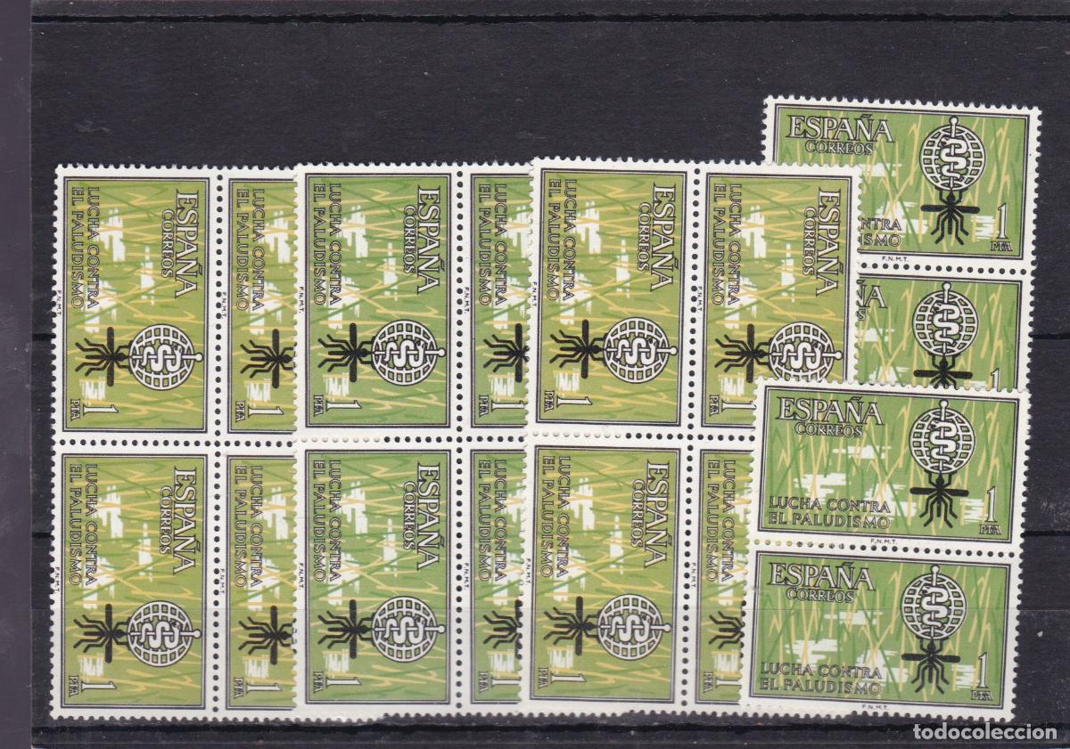 Sellos: AA23-LUCHA contra el PALUDISMO x 8 Series . VARIEDADES. ** Sin Fijasellos . BUENA CALIDAD
