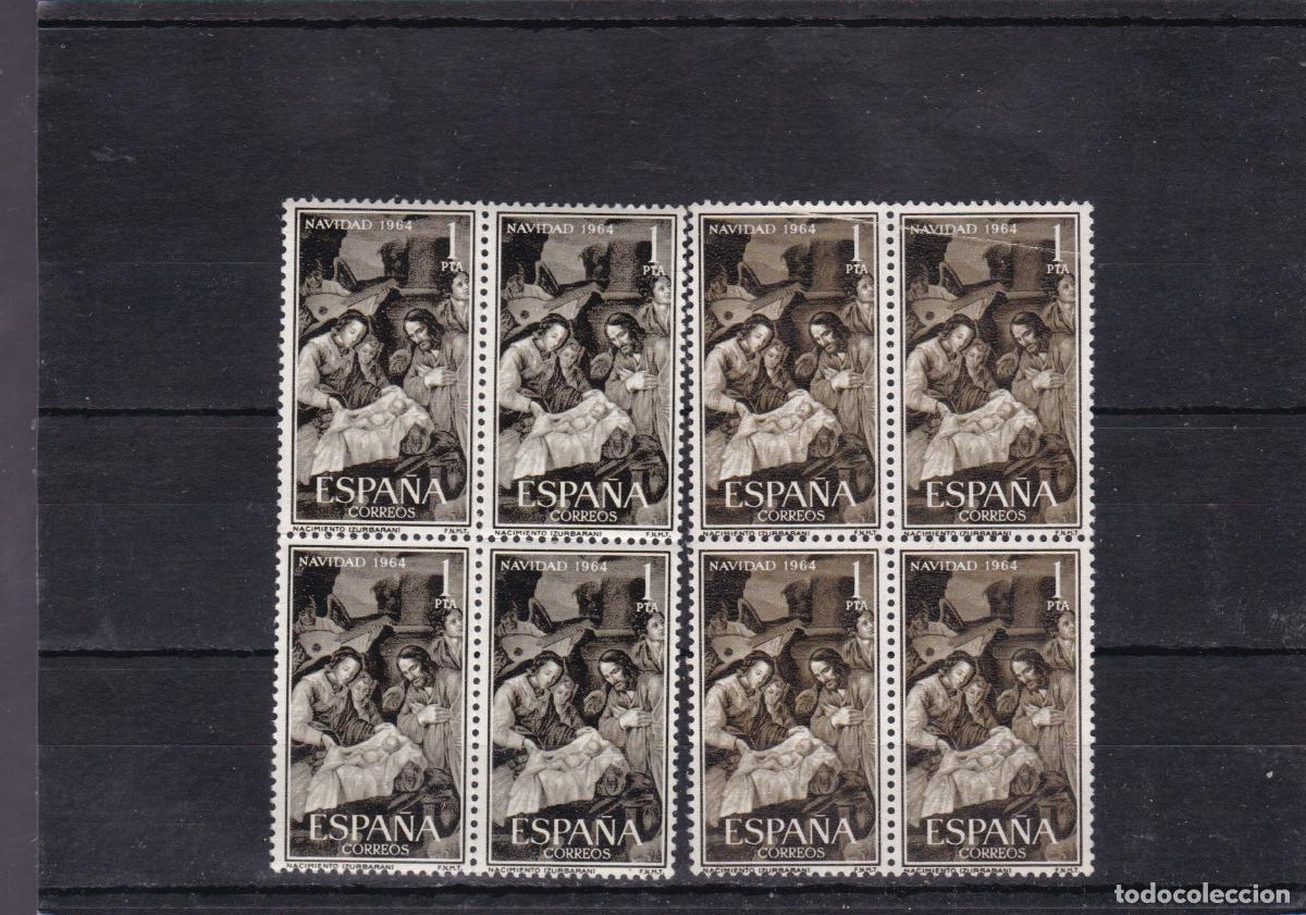 Sellos: AA24-NAVIDAD 1964 x 8 Series . VARIEDADES. ** Sin Fijasellos . BUENA CALIDAD