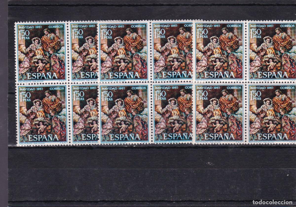 Sellos: AA27-NAVIDAD 1967 x 12 Series . VARIEDADES. ** Sin Fijasellos . BUENA CALIDAD
