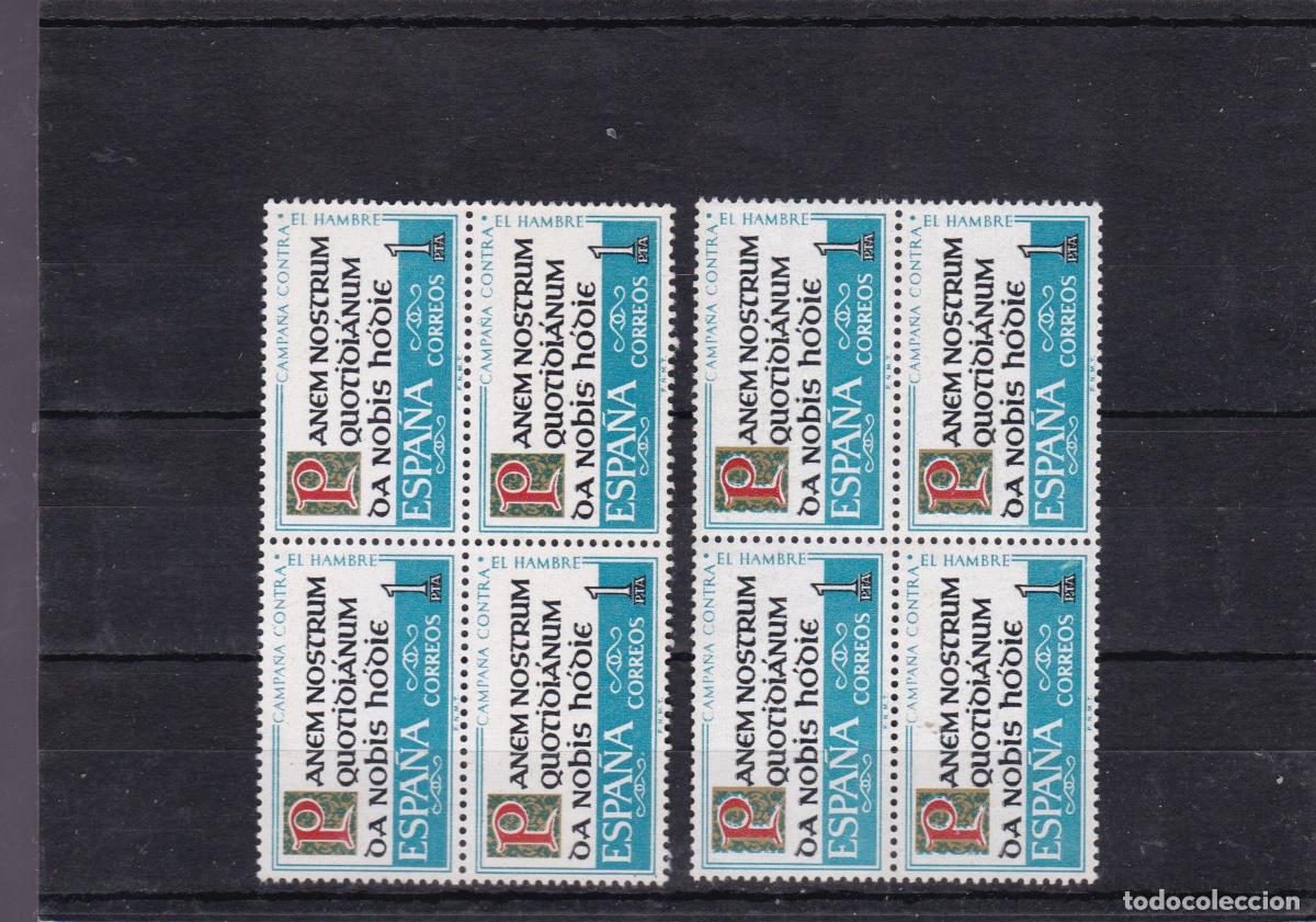 Sellos: AA28- Campa&ntilde;a contr el HAMBRE x 8 Series . VARIEDADES. ** Sin Fijasellos . BUENA CALIDAD