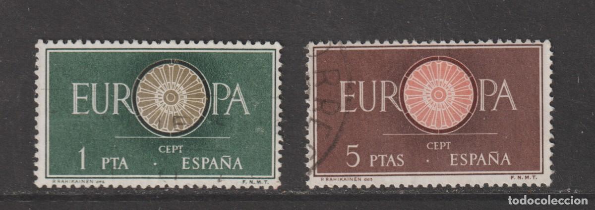 Sellos: Espa&ntilde;a Spain 1960 - Europa CEPT Edifil 1294/1295 usado
