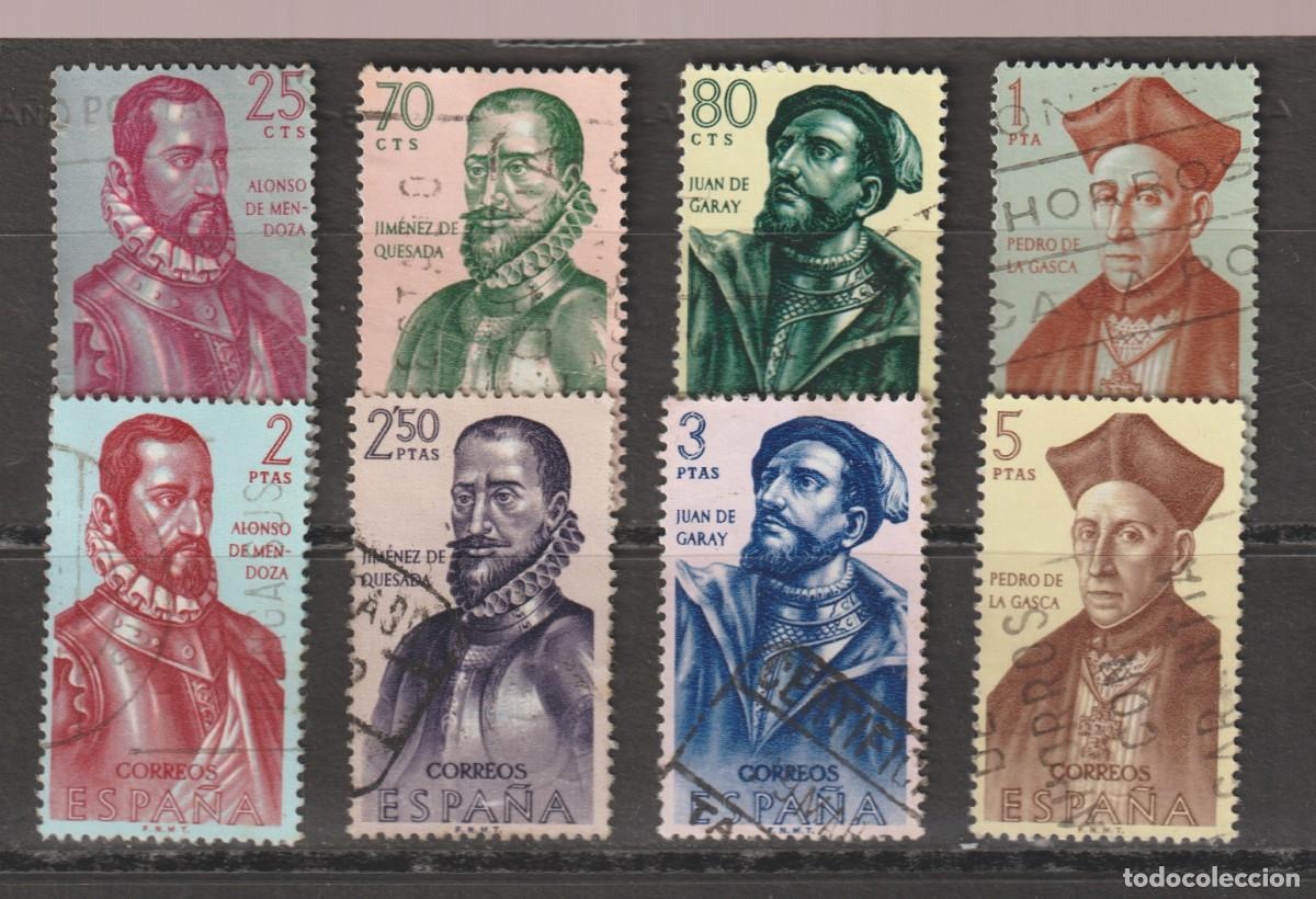 Sellos: Espa&ntilde;a Spain 1962 - Edifil 1454/1461 usado