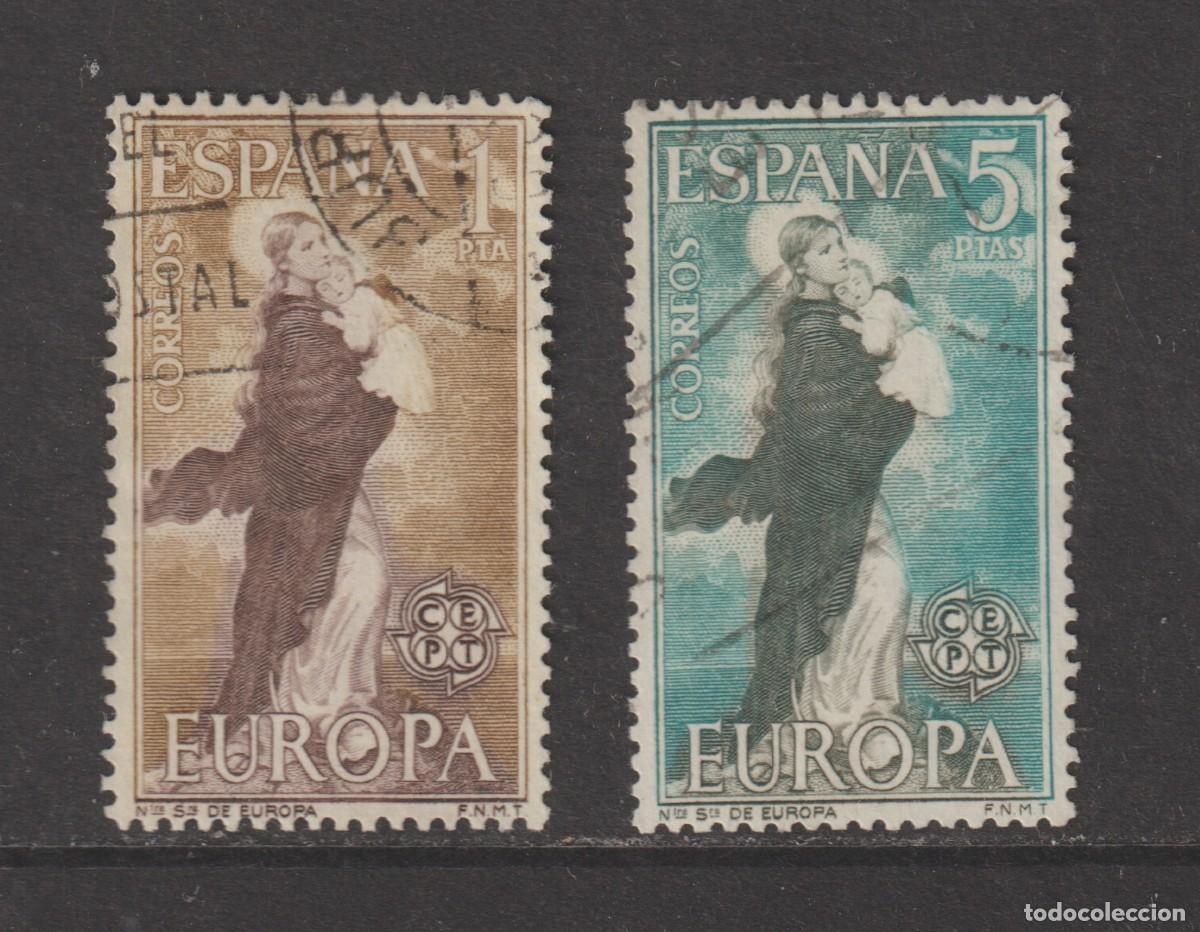 Sellos: Espa&ntilde;a Spain 1963 - Europa CEPT Edifil 1519/1520 usado