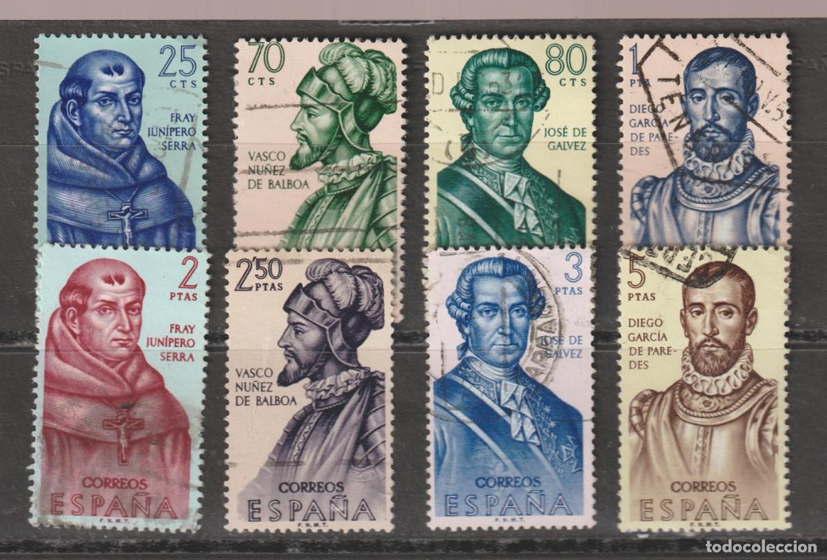 Sellos: Espa&ntilde;a Spain 1963 - Edifil 1526/1533 usado
