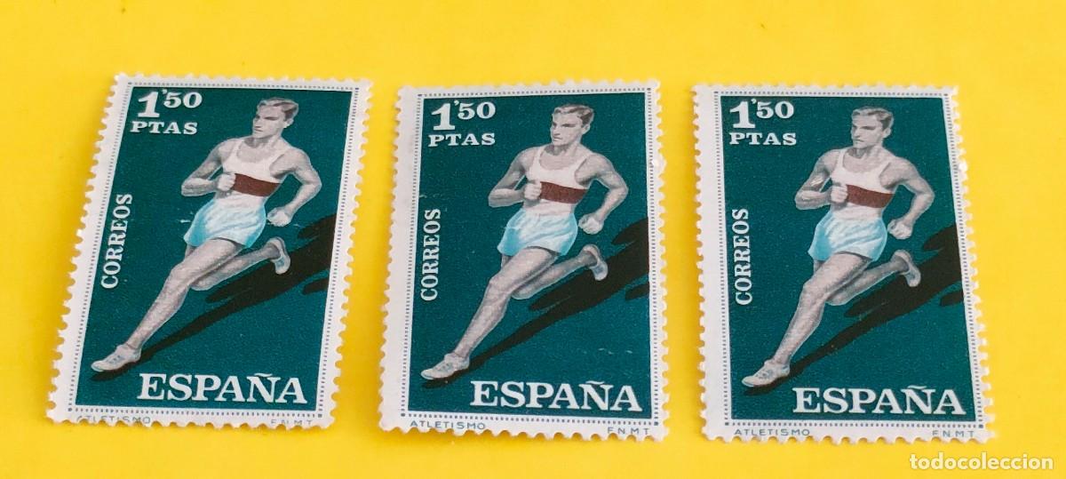 Sellos: Espa&ntilde;a 1960. Edifil 1311. Deportes. Atletismo. Nuevos.