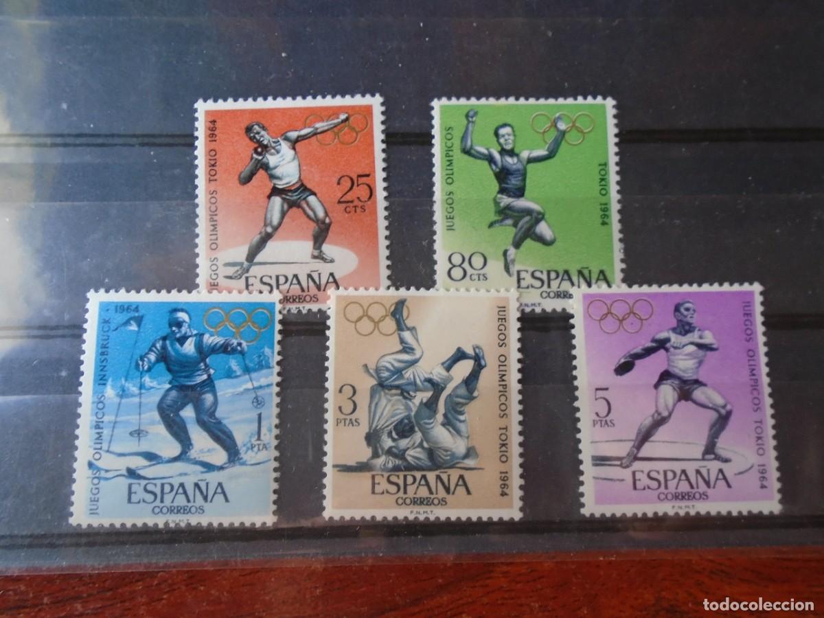 Sellos: 5 VALORES JUEGOS OLIMPICOS DE TOKYO NUEVOS Y PERFECTOS