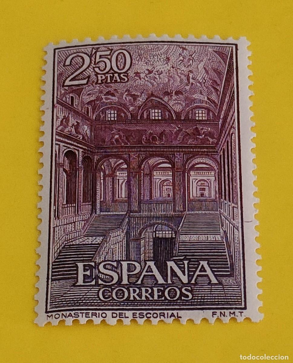 Sellos: Espa&ntilde;a 1961. Edifil 1385. S. Lorenzo de El Escorial. Escalera principal. Nuevo