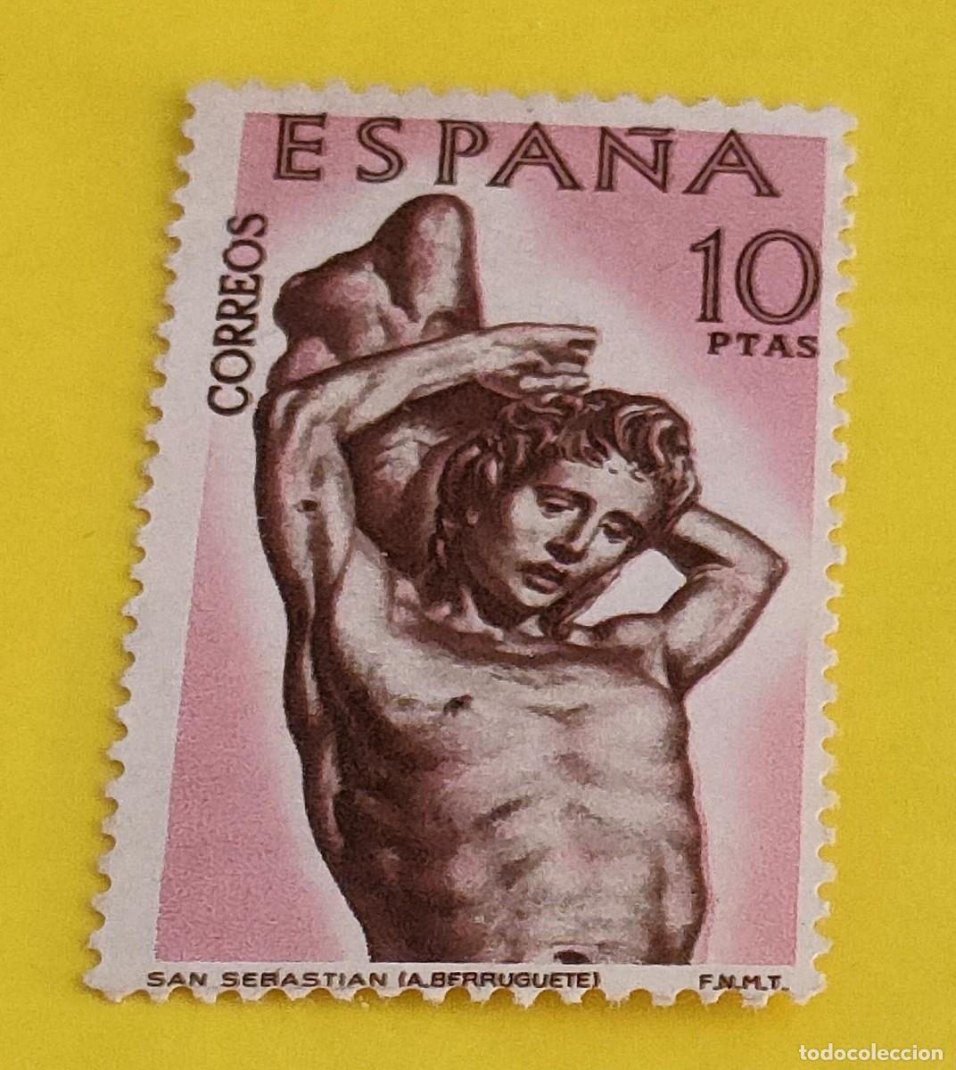 Sellos: Espa&ntilde;a 1962. Edifil 1443. Alonso de Berruguete. San Sebasti&aacute;n. Nuevo (1)