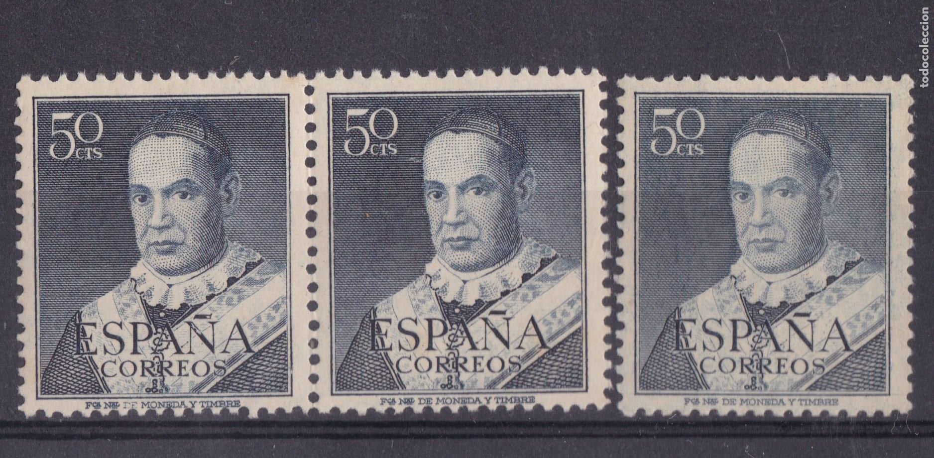 Sellos: AA3- CLARET Edifil 1102 x 3 Sellos Nuevos ** Centrados VARIEDAD