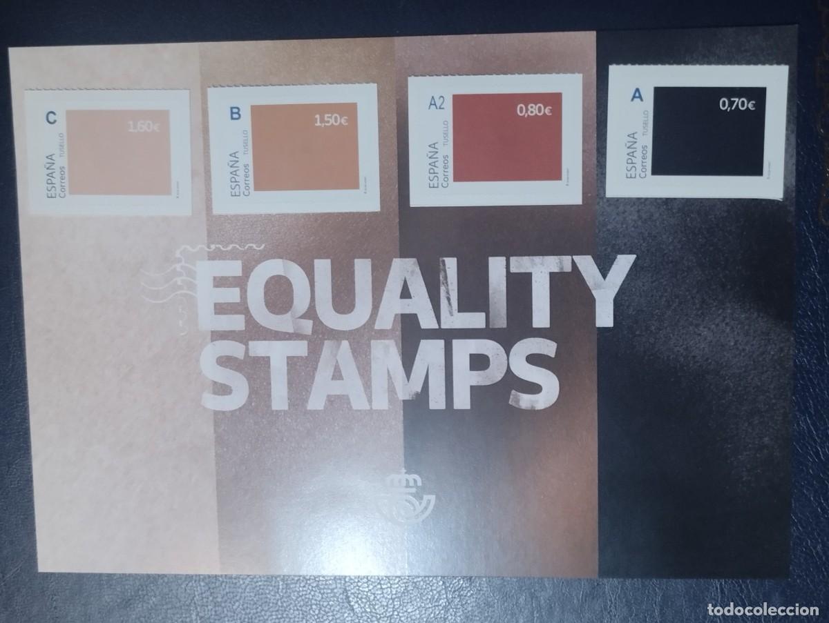 Sellos: SELLOS ESPA&Ntilde;A A&Ntilde;O 2021 - SERIE EQUALITY STAMPS LUCHA CONTRA EL RACISMO NUEVA **