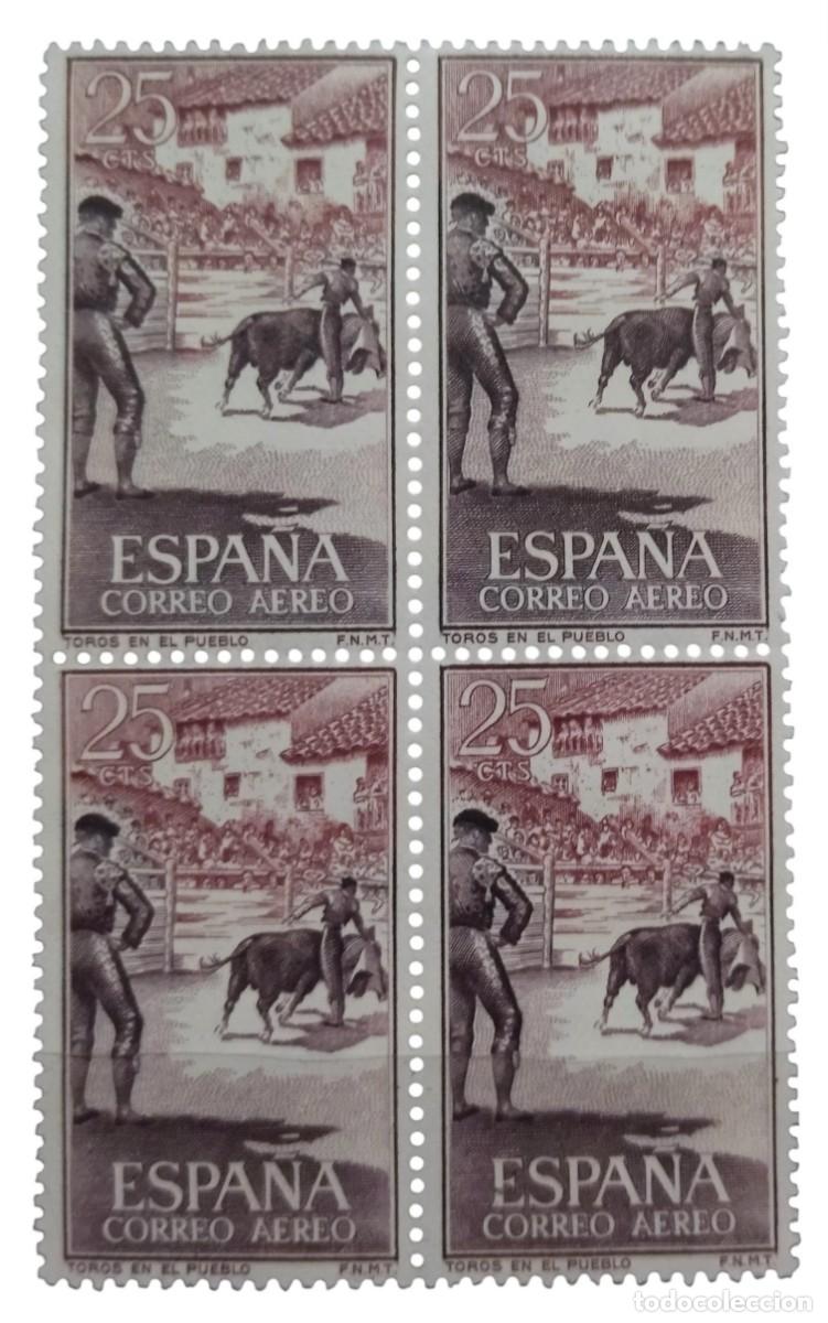 Sellos: ESPA&Ntilde;A 1960 Fiesta nacional. Edifil 1267. BLOQUE DE 4. NUEVO - MNH.