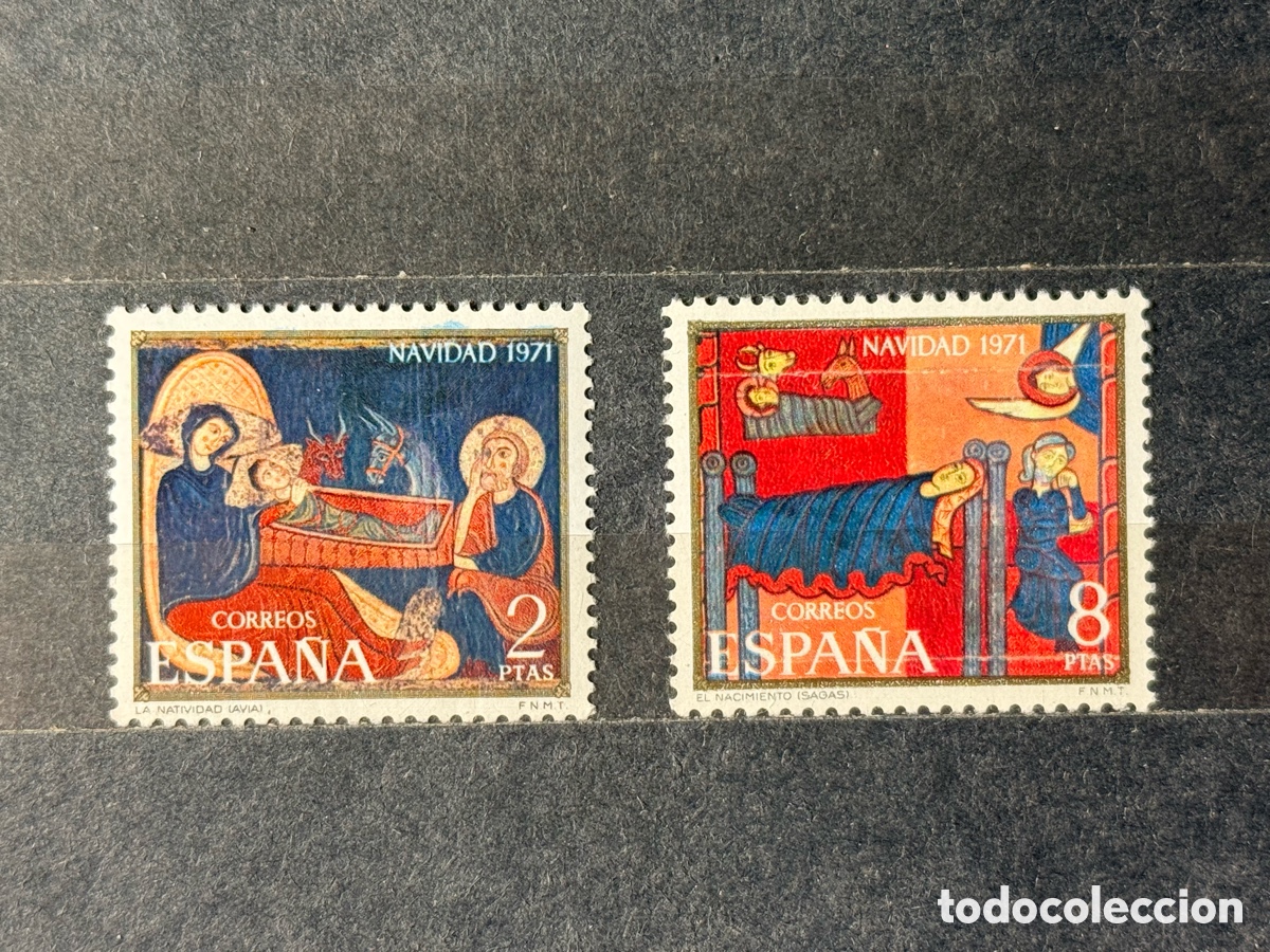Sellos: Espa&ntilde;a. 1971. Estado Espa&ntilde;ol. Edifil 2061it y 2062. Nuevos **