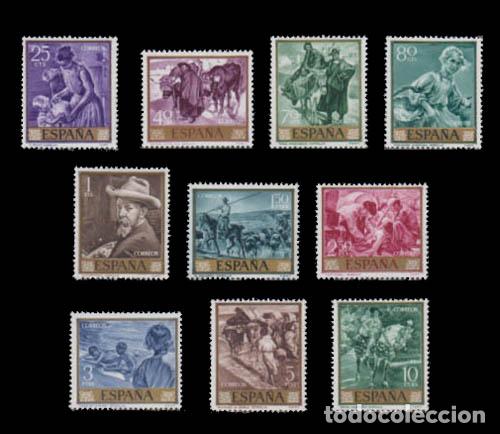 Francobolli: Edifil 1566-1575 nuevos sin charnela MNH ** 1964 Pintores. Joaqu&iacute;n Sorolla