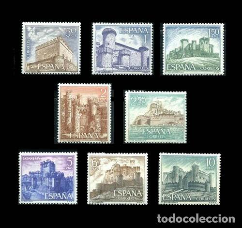 Sellos: Edifil 1809-1816 nuevos sin charnela MNH ** 1967 Castillos de Espa&ntilde;a