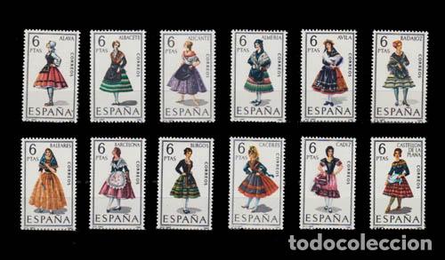 Sellos: Edifil 1767-1778 nuevos sin charnela MNH ** 1967 Trajes t&iacute;picos espa&ntilde;oles