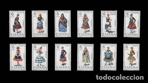 Sellos: Edifil 1949-1960 nuevos sin charnela MNH ** 1970 Trajes t&iacute;picos espa&ntilde;oles