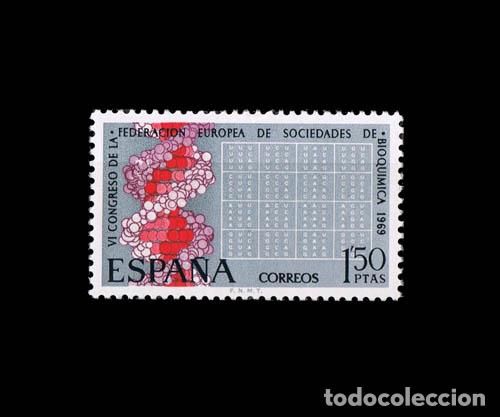 Sellos: Edifil 1920 nuevo sin charnela MNH ** 1969 VI Congreso Europeo de Bioqu&iacute;mica