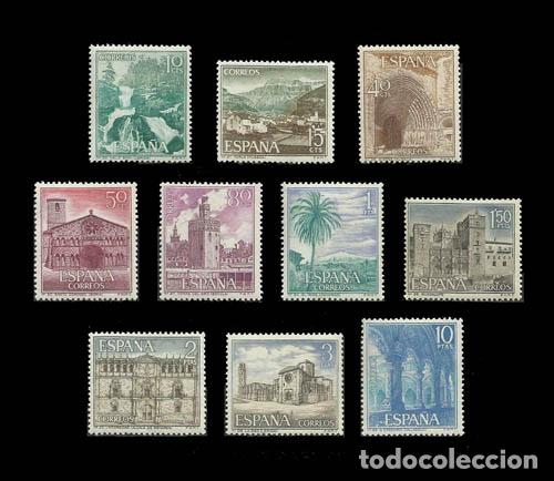 Sellos: Edifil 1726-1735 nuevos sin charnela MNH ** 1966 Serie Tur&iacute;stica. III grupo