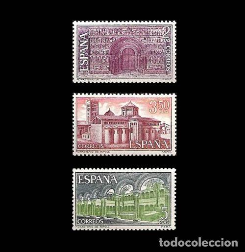 Sellos: Edifil 2005-2007 nuevos sin charnela MNH ** 1970 Monasterio de Santa Mar&iacute;a de Ripoll