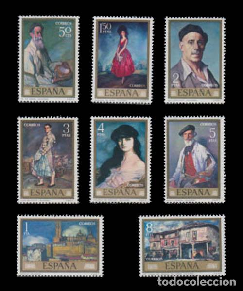 Timbres: Edifil 2019-2026 nuevos sin charnela MNH ** 1971 Pintores. D&iacute;a del Sello. Ignacio de Zuloaga