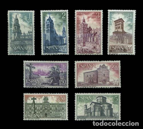 Sellos: Edifil 2063-2070 nuevos sin charnela MNH ** 1971 A&ntilde;o Santo Compostelano