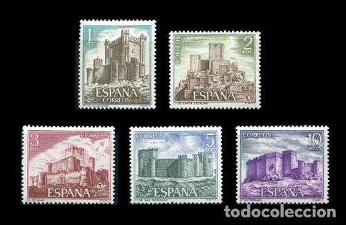 Sellos: Edifil 2093-2097 nuevos sin charnela MNH ** 1972 Castillos de Espa&ntilde;a
