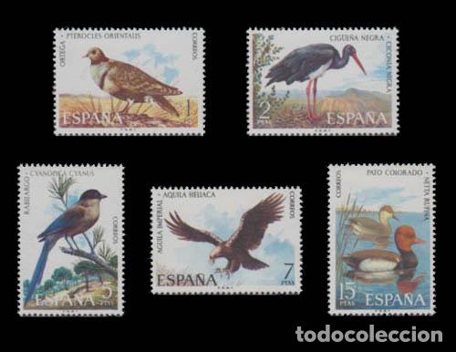 Sellos: Edifil 2134-2138 nuevos sin charnela MNH ** 1973 Fauna hisp&aacute;nica