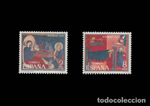 Sellos: Edifil 2061-2062 nuevos sin charnela MNH ** 1971 Navidad