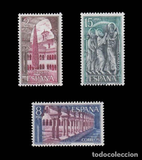 Sellos: Edifil 2159-2161 nuevos sin charnela MNH ** 1973 Monasterio de Santo Domingo de Silos
