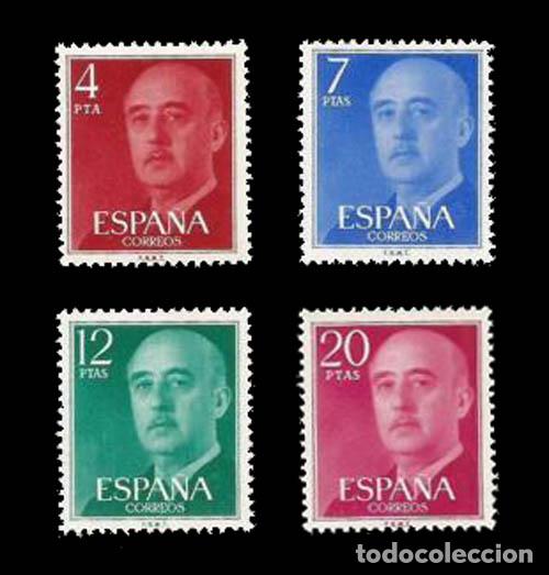 Sellos: Edifil 2225-2228 nuevos sin charnela MNH ** 1974 General Franco
