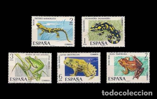 Sellos: Edifil 2272-2276 nuevos sin charnela MNH ** 1975 Fauna hisp&aacute;nica