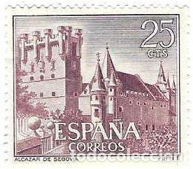 Sellos: Sello usado Espa&ntilde;a. Edifil n&ordm; 1739. Castillos de Espa&ntilde;a. Alc&aacute;zar de Segovia. ref. 1u-1739