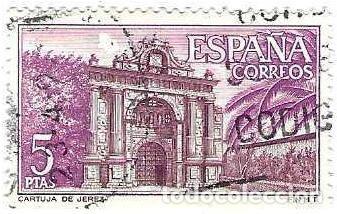 Sellos: Sello usado Espa&ntilde;a. Edifil n&ordm; 1763. Cartuja de Santa Mar&iacute;a de la Defensi&oacute;n. ref. 1u-1763