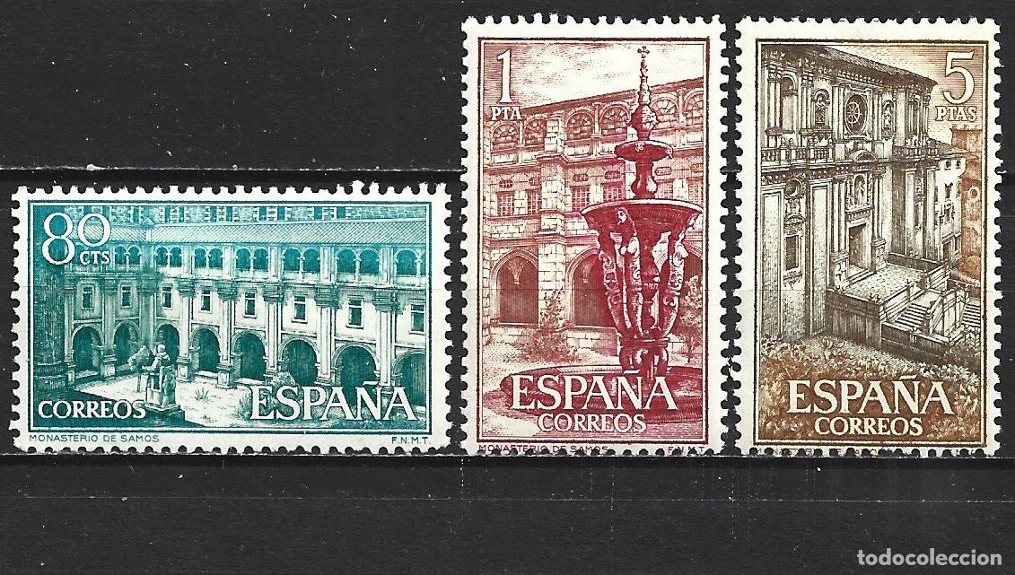 Sellos: ESPA&Ntilde;A EDIFIL NUM. 1322/1324 * SERIE COMPLETA CON FIJASELLOS
