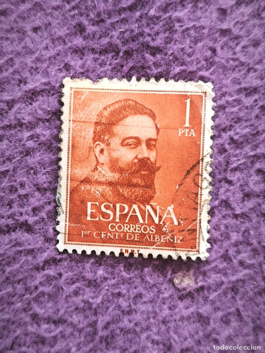 Sellos: Sello Espa&ntilde;a 1 PTA 1er Centenario De Albeniz Isaac Alb&eacute;niz M&uacute;sica Cl&aacute;sica
