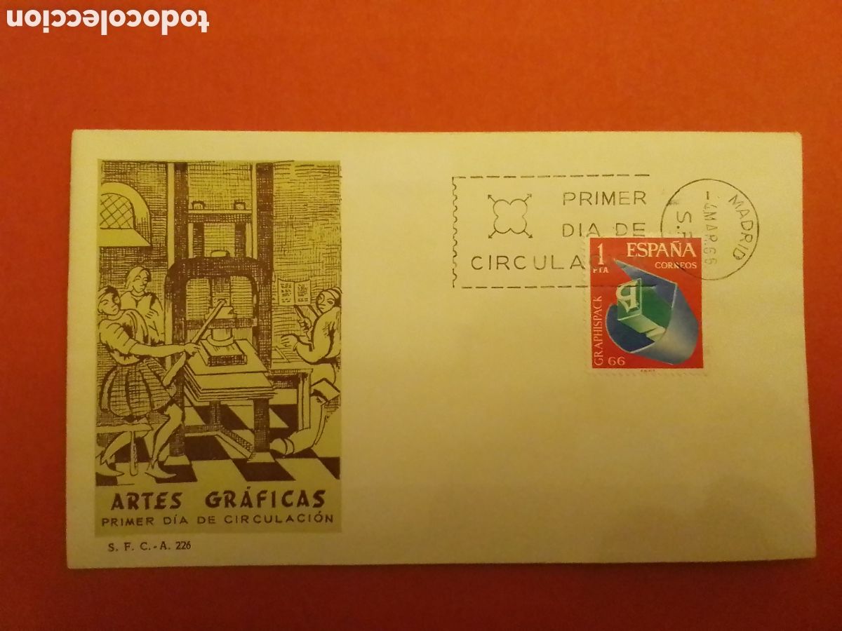 Sellos: Primer d&iacute;a de Circulaci&oacute;n GRAPHISPACK - 66