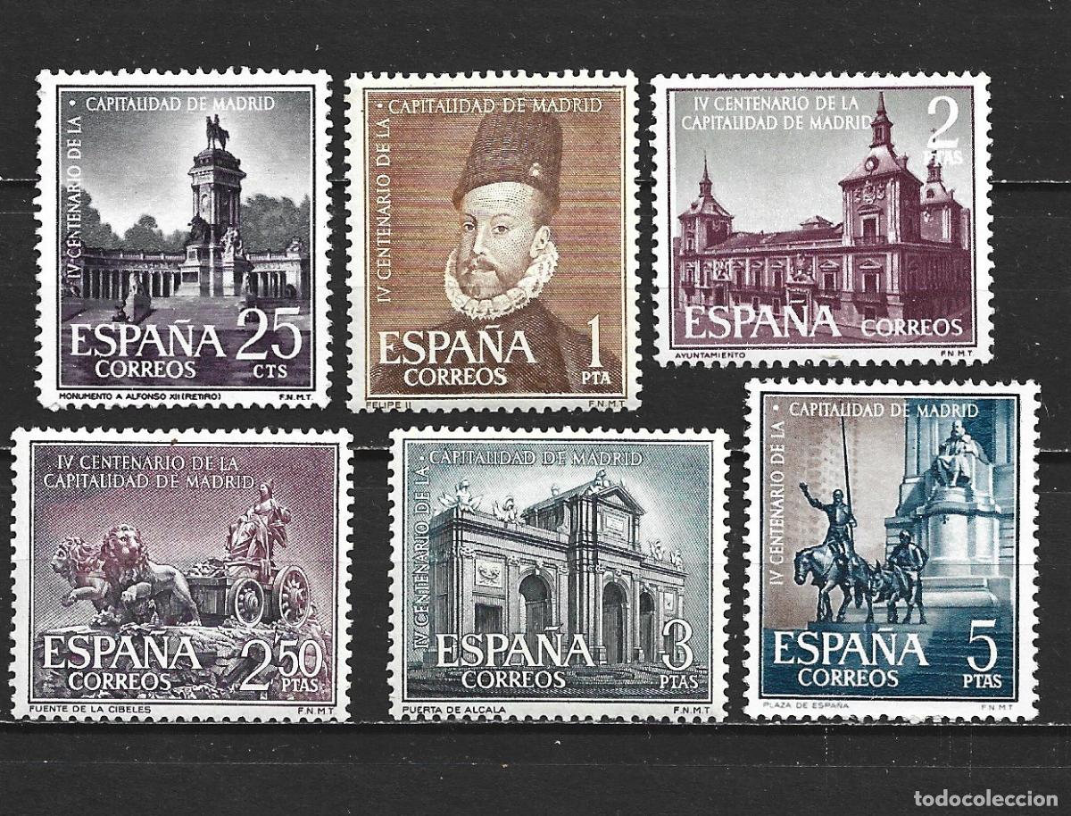 Sellos: ESPA&Ntilde;A EDIFIL NUM. 1388/1393 SERIE COMPLETA NUEVA SIN GOMA