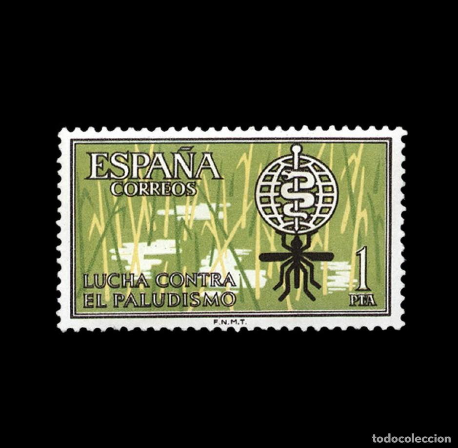 Sellos: Espa&ntilde;a 1962 | Malaria (OMS) | Ed 1479 - Yv 1146 - Mi 1374 - SG 1540 MNH **